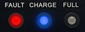 Red and Blue LED