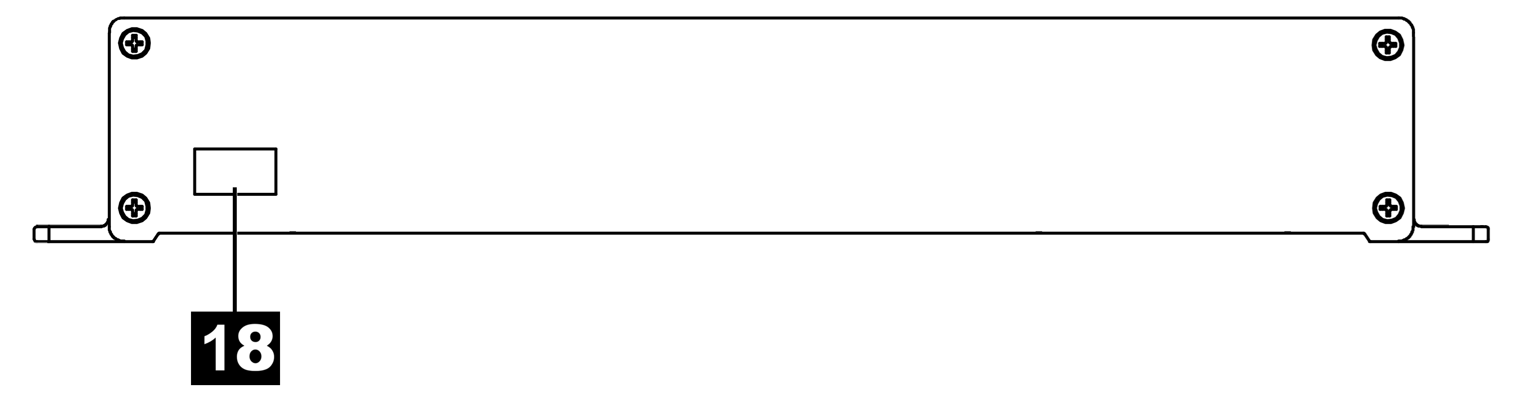 Power Core 22000LFP rear panel diagram